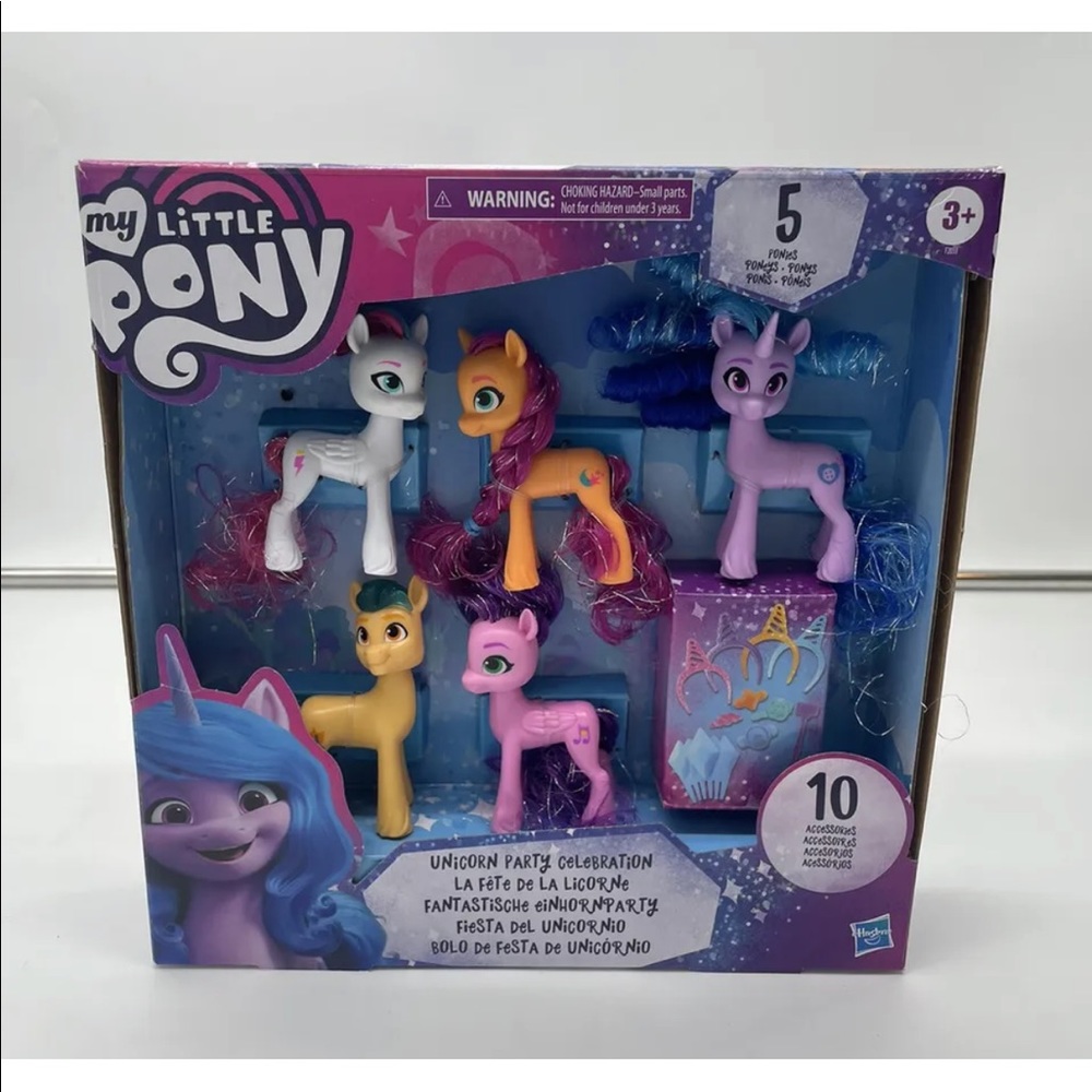 Unicorn Party My Little Pony Figure 5-Pack
